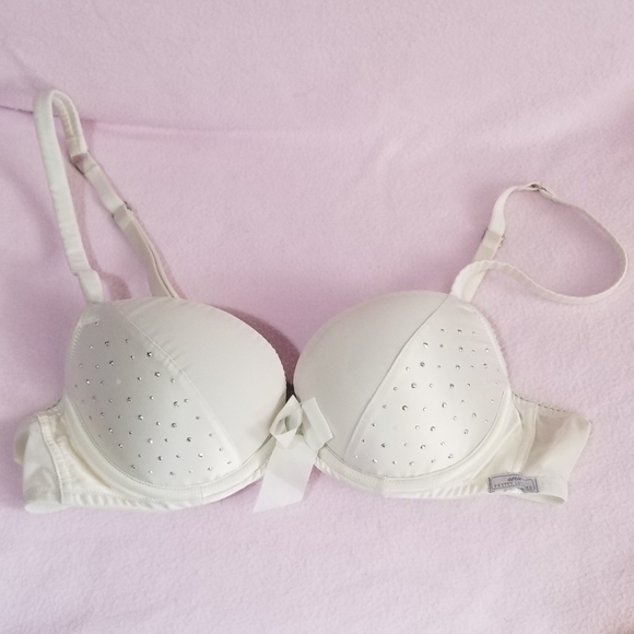 Aerie Pretty Luxuries Rhinestone Reese Bra 34A - Picture 1 of 6